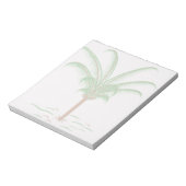 Tropical Palm Tree Notizblock (Rotiert)