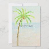 Tropical Palm Tree Ocean Beach (Vorderseite)
