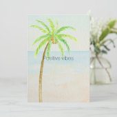 Tropical Palm Tree Ocean Beach (Stehend Vorderseite)