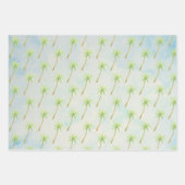 Tropical Palm Tree Ocean Beach   Geschenkpapier Set (Vorderseite 3)