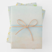 Tropical Palm Tree Ocean Beach   Geschenkpapier Set (Beispiel)