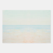 Tropical Palm Tree Ocean Beach   Geschenkpapier Set (Vorderseite)