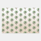 Tropical Palm Tree Ombre Geschenkpapier Set (Vorderseite)