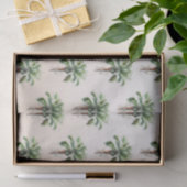 Tropical Palm Tree Ombre Seidenpapier (Geschenk)