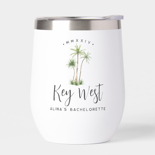 Tropical Palm Tree Personalisierter Junggeselinnen (Links)