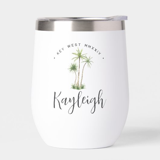 Tropical Palm Tree Personalisierter Junggeselinnen (Links)