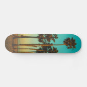 Tropical Palm Tree Personalisiertes Foto Skateboar Skateboard (Horizontal)