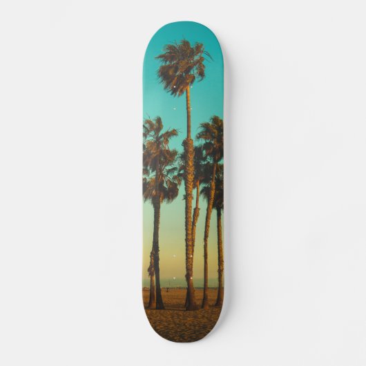 Tropical Palm Tree Personalisiertes Foto Skateboar Skateboard (Vorderseite)