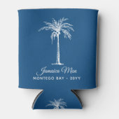 Tropical Palm Tree Personalized Dosenkühler (Vorderseite)