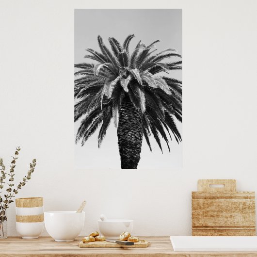 Tropical Palm Tree Poster, Print Poster (Küche)