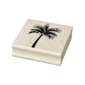 Tropical Palm Tree Silhouette Gummistempel (Stempel)