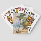 Tropical Palm Tree Spielkarten (Rückseite)
