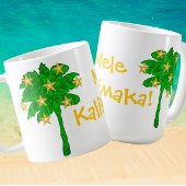 Tropical Palm Tree Stars Personalized Kaffeetasse