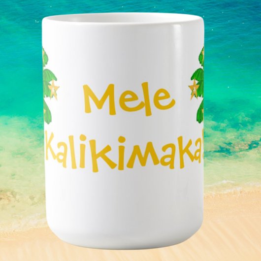 Tropical Palm Tree Stars Personalized Kaffeetasse