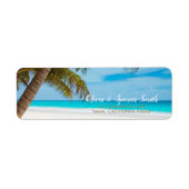 Tropical Palm Tree Summer Ocean Beach Zielort (Vorne)