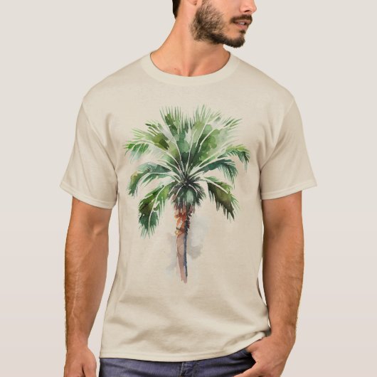 Tropical Palm Tree T-Shirt (Vorderseite)