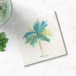 Tropical Palm Tree Tiki Bar Steinuntersetzer<br><div class="desc">Dieser Untersetzer aus tropischen Palmen wurde mit einer Nachbildung meiner originalen Aquarellkunst in Blau-,  Grün- und Türkistönen entworfen. Ideal für Ihre Ti-Bar und macht großartige Zuhause-Geschenke für die Küche oder Bargeschirr für Ihren Strand oder Ferien Sommer Zuhause. Entworfen von Victoria Grigaliunas. Weitere Informationen unter www.zazzle.com/dotellabelle</div>