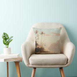 Tropical Palm Tree Vintag Elegante Kissen