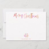 Tropical Palm Tree Weihnachten Drei Foto (Vorderseite)