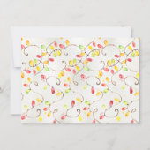 Tropical Palm Tree Weihnachtsfest Party Einladung (Rückseite)