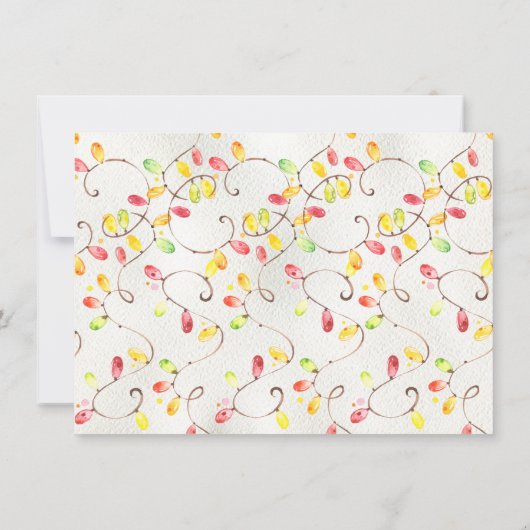 Tropical Palm Tree Weihnachtsfest Party Einladung (Rückseite)