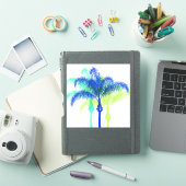 Tropical Palm Trees Art Large Sticker (iPad Hülle)