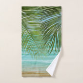 Tropical Palm Trees Beach Badetuch Set (Handtuch)
