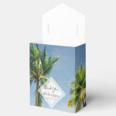 Tropical Palm Trees Beach Hochzeit Geschenkschachtel (Geöffnet)