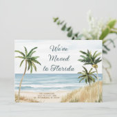 Tropical Palm Trees Beach - neue Adresse (Stehend Vorderseite)