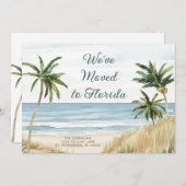 Tropical Palm Trees Beach - neue Adresse (Vorne/Hinten)
