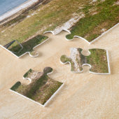 Tropical Palm Trees Beach Ocean Jungfrau Islands Puzzle (Seite)