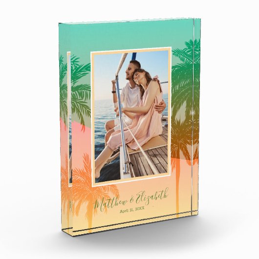 Tropical Palm Trees Family Fotoblock (Links)