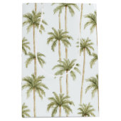 Tropical Palm Trees Geburtstag Mittlere Geschenktüte (Vorderseite)