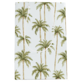 Tropical Palm Trees Geburtstag Mittlere Geschenktüte