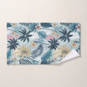 Tropical Palm Trees Monstera Beach Badhandtuch Set (Handtuch)
