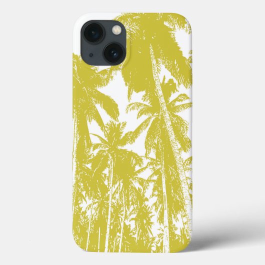 Tropical Palm Trees Muster Handy-Fall Case-Mate iPhone Hülle (Rückseite)