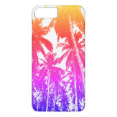 Tropical Palm Trees Muster Handy-Fall Case-Mate iPhone Hülle (Rückseite)