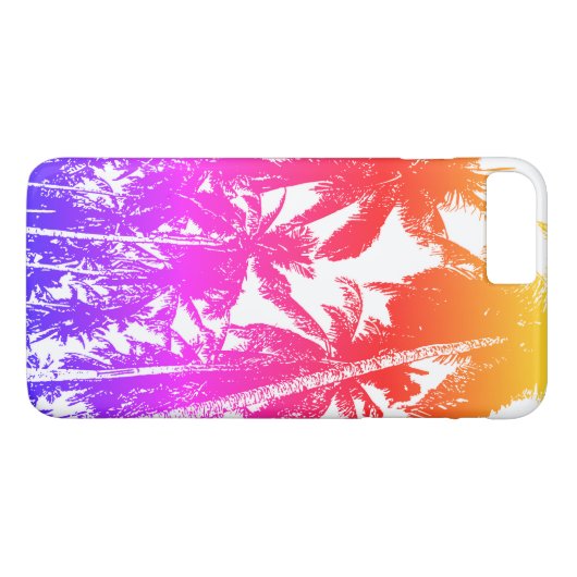 Tropical Palm Trees Muster Handy-Fall Case-Mate iPhone Hülle (Rückseite (Horizontal))