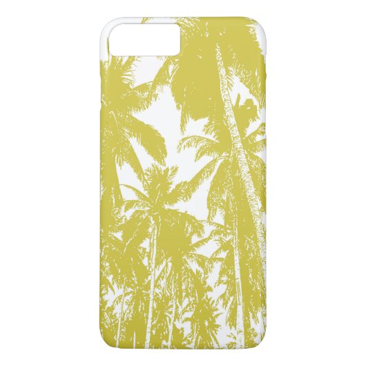 Tropical Palm Trees Muster Handy-Fall Case-Mate iPhone Hülle (Rückseite)