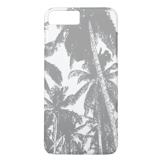 Tropical Palm Trees Muster Handy-Fall Case-Mate iPhone Hülle (Rückseite)