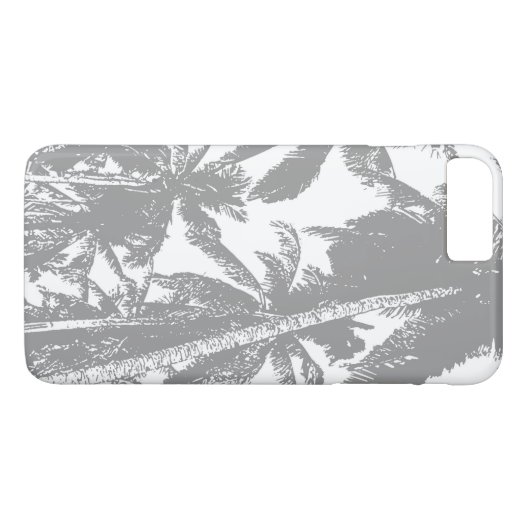 Tropical Palm Trees Muster Handy-Fall Case-Mate iPhone Hülle (Rückseite (Horizontal))
