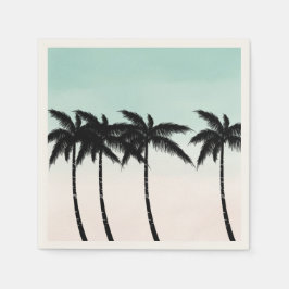 Tropical Palm Trees Ombre Serviette