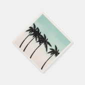 Tropical Palm Trees Ombre Serviette (Ecke)