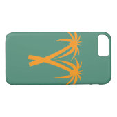 Tropical Palm Trees Orange Summer Case-Mate iPhone Hülle (Rückseite (Horizontal))