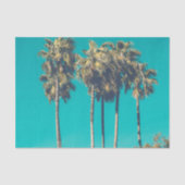 Tropical Palm Trees Retro Seidenpapier (Vorderseite)