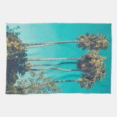 Tropical Palm Trees Retro Vibe Geschirrtuch (Horizontal)
