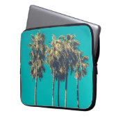 Tropical Palm Trees Retro Vibe Laptopschutzhülle (Vorderseite Links)