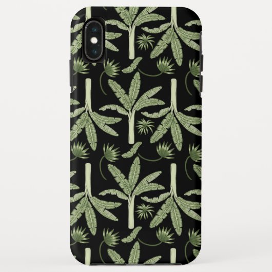 Tropical palm trees seamless pattern Case-Mate iPhone hülle (Rückseite)