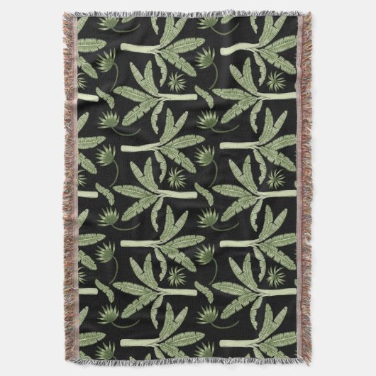 Tropical palm trees seamless pattern decke (Vorderseite Vertikal)