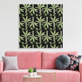 Tropical palm trees seamless pattern leinwanddruck (Insitu (Wohnzimmer))